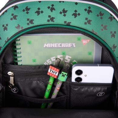 Рюкзак школьный полукаркасный YES Minecraft Team S-109