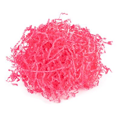 Наповнювач паперовий гофрований SANTI, 30 г, колір яскраво-рожевий