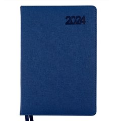 Щоденник А5 Leo Planner датований 2024 Escalada синій