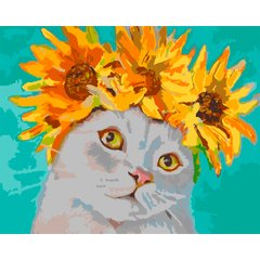 Картина по номерам "Украинский котик", 40*50 см., SANTI