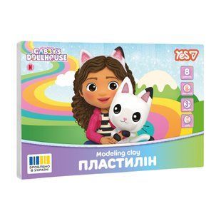 Пластилін Yes Gabby Dollhouse 8 кольорів 160 г