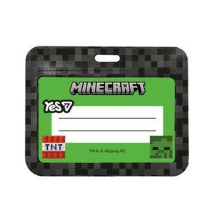 Бейдж без ленты горизонтальный Yes Minecraft Heroes слайдер