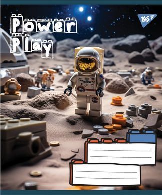 Тетрадь ученическая школьная Yes Power Play А5 12 листов линия