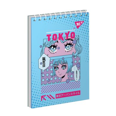 Тетрадь для записей YES А6 Anime. Tokyo 80 листов клетка