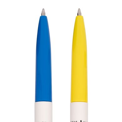 Ручка шариковая YES Гусь автоматическая 0,7 мм синяя