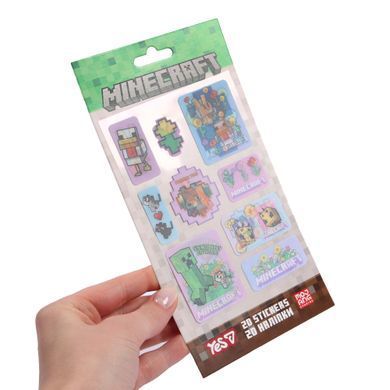 Набор наклеек 2D Yes Minecraft.Spring Animals