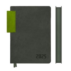 Ежедневник А5 Leo Planner датированный 2025 Infinity темно серый 368 стр