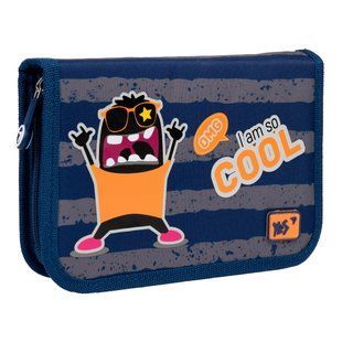 Пенал твердий YES одинарний з клапаном HP-03 Monsters