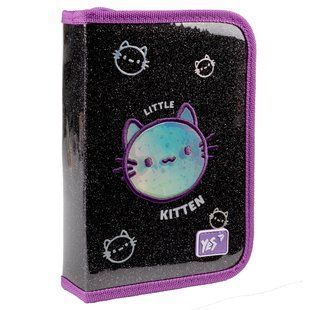 Пенал твердий одинарний з двома клапанами Yes Mysterious Cats HP-04