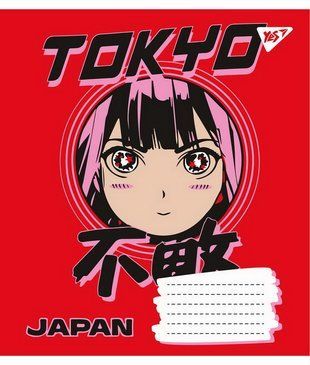 А5/36 кл. YES Anime, зошит для записів