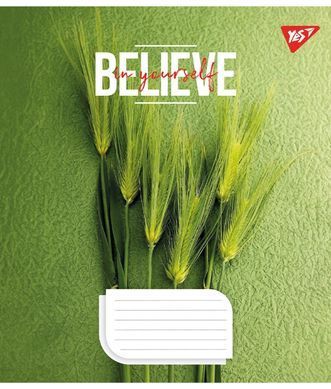 Зошит шкільний Yes Believe in yourself 24 аркушів лінія