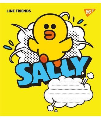 А5/12 кос. YES Line friends, зошит учнів.