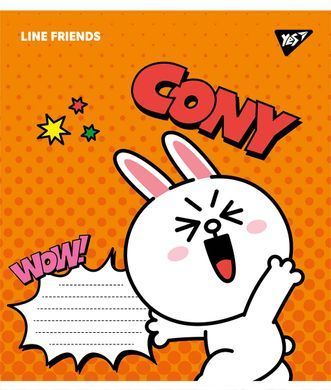 А5/12 кос. YES Line friends, зошит учнів.
