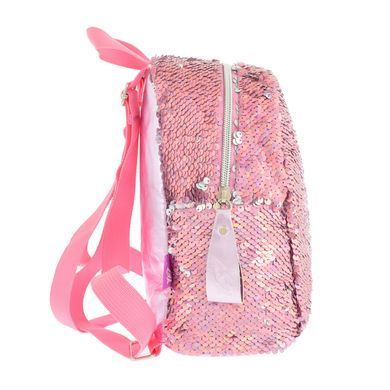 Рюкзак молодежный YES з пайетками GS-02 "Pink"