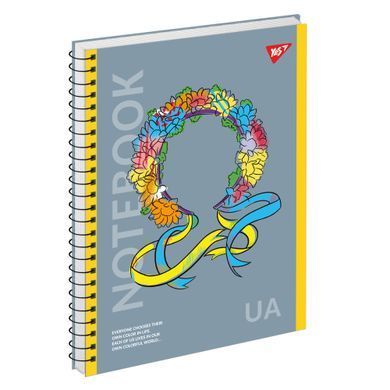 Зошит для записів YES А4 Notebook UA 80 листів клітинка