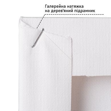 Холст на подрамнике SANTI треугольный равносторонний 30см