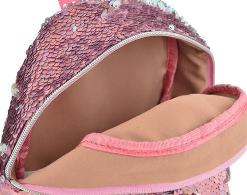 Рюкзак молодежный YES з пайетками GS-02 "Pink"