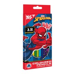 Карандаши цветные YES 12 цв. Marvel.Spiderman