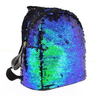 Рюкзак молодіжний YES з па?тками GS-02 "Green Sequins"