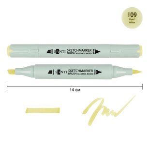Маркер спиртовой SANTI Brush SA-109 светло-песочный