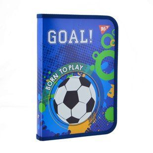 Папка для зошитів пласт. на блискавки В5 "Born To Play"