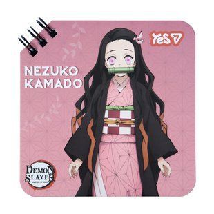 Блокнот Yes Demon Slayer Nezuko 110x110 80 аркушів лінія