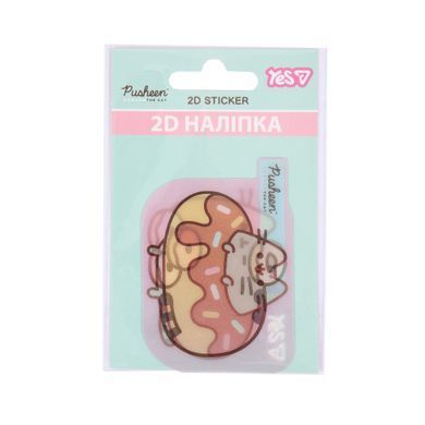 Наліпка 2D Yes Pusheen Donut