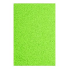Фоамиран ЭВА ярко-зеленый махровый, 200*300 мм, толщина 2 мм, 10 листов