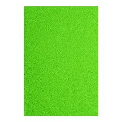 Фоаміран ЕВА яскраво-зелений махровий, 200*300 мм, товщина 2 мм, 10 листів