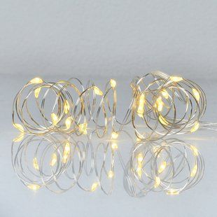 Електрогірлянда Yes! Fun Нитка на мідному дроті 20 LED жовта, 2 м статична батарейки