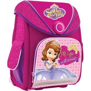 Рюкзак шкільний каркасний 1 Вересня Н-15 "Sofia the first", 36*24.5*13.5см