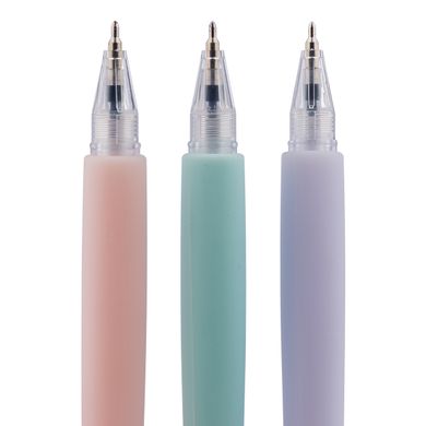 Ручка масляна YES «Flower boutique» силікон, 0,7 мм, синя