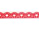 Стрічка фігурна самоклеюча "Серце", оксамитова, червона, 1.5 м 3 з 3