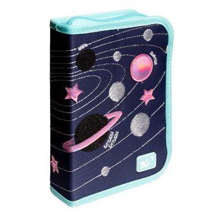 Пенал твердий YES одинарний з двома клапанами HP-04 Cosmos