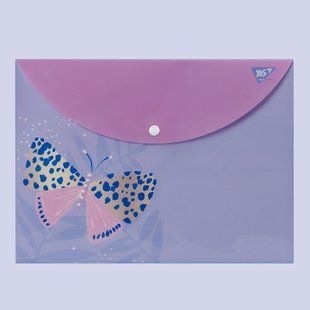 Папка-конверт YES на кнопці А4 "BUTTERFLY"