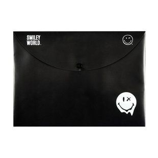 Папка-конверт Yes Smiley World А4 на кнопці