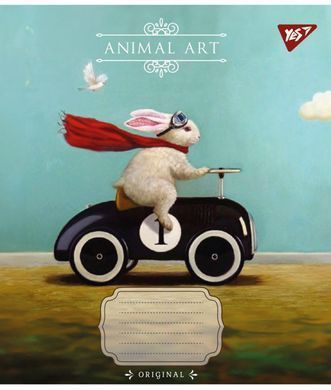 Зошит шкільний Yes Animal art 18 аркушів клітинка