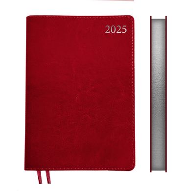 Ежедневник А5 Leo Planner датированный 2025 Aldento красный 368 стр