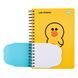 Блокнот Yes 2 в 1 В5 В7 80 л 20 л двойная спираль Line Friends Sally клетка 2 из 6