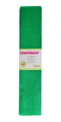 Бумага гофр. металл. зелен. 20% (50см*200см)