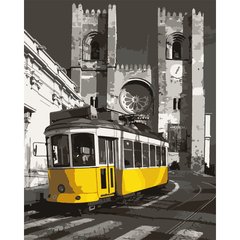 Картина за номерами "Жовтий трамвай", 40*50 см., SANTI