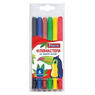 Фломастери 1 Вересня 6 кольорів "Zoo Land"