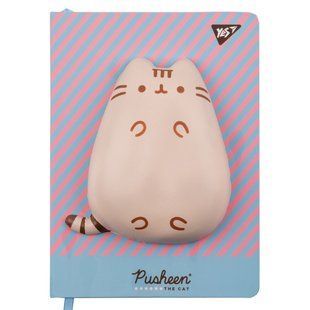 Блокнот сквиш Yes А5 128 листов Pusheen клетка и линия