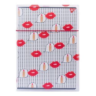 Тетрадь А4/48 кл. в пластиковой папке с рисунком "BBF LIPS" YES
