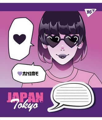 А5/36 кл. YES Japan Tokyo, зошит для записів