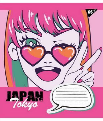 А5/36 кл. YES Japan Tokyo, зошит для записів