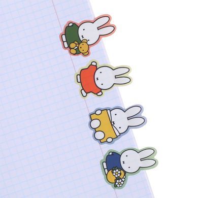 Закладки-стикеры Yes Miffy пластик 80 шт 4х20