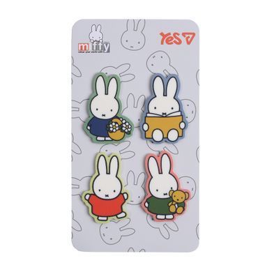 Закладки-стикеры Yes Miffy пластик 80 шт 4х20
