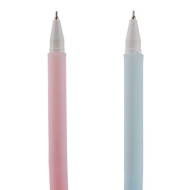 Ручка масляна YES «Unicorns» силікон, 0,7 мм, синя