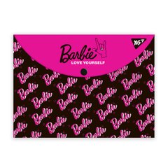 Папка-конверт YES на кнопке А4 Barbie